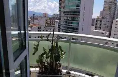 Gonzaga vista mar 3 dormitórios lazer locação 5.300