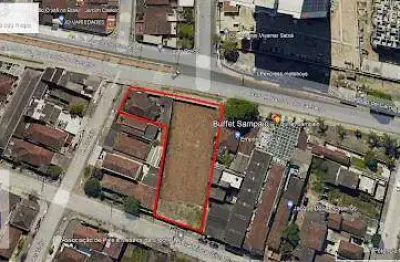 Terreno comercial para alugar na Rua Francisco Silva Santos, 324, Jardim Guassu, São Vicente