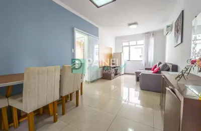 Venda de apartamento 1 dorm no gonzaga, santos - 56m²