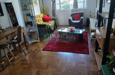 Apartamento à venda no boqueirão santos, 65m², 1 dorm, 2 banheiros