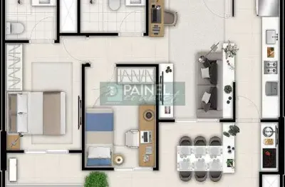 Apartamento com 2 quartos à venda na Av. Washington Luiz 141, Encruzilhada, Santos