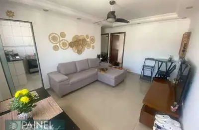 Venda apartamento 2 dormitórios mobiliado, santos - r$475 mil