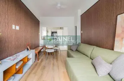 Apartamento à venda em josé menino, santos | 2 dorms, 70m², suíte