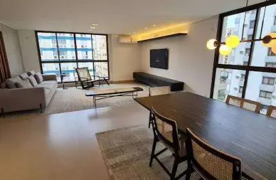 Apartamento de luxo em boqueirão, santos - 4 dorms, 3 suítes, 180m²