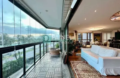 Apartamento de alto padrão em aparecida, santos – 4 suítes, vista para o mar e varanda gourmet