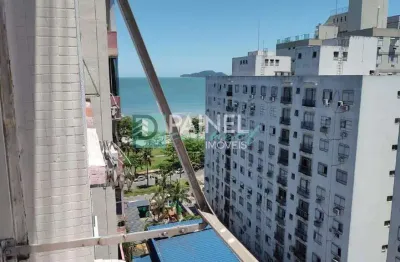 Apartamento 1 dormitório com vista mar em boqueirão, santos – financia e aceita permuta