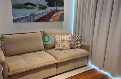 Apartamento à venda, 1 quarto, 1 vaga, boqueirão - santos/sp