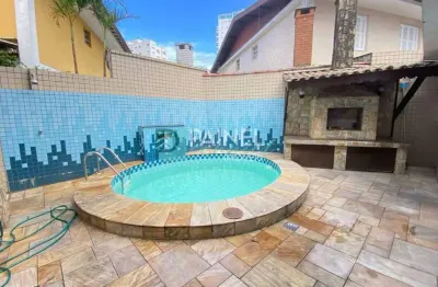 Casa ampla para aluguel: 4 dorms, 4 vagas, frente, ponta da praia – santos