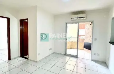 Apartamento residencial 1 dormitório com varanda gourmet em guilhermina, praia grande