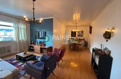 Apartamento 3 quartos no gonzaga, santos – frente, mobiliado, 1 vaga