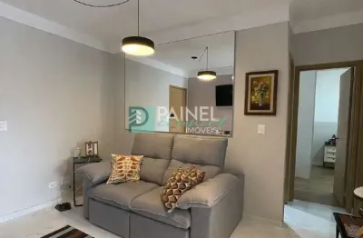 Apartamento mobiliado de 2 quartos com suíte e varanda gourmet – Boqueirão, Santos