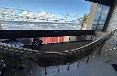 Village 2/4 frente ao mar na praia do flamengo, 2/4, 65 m², varanda, mobiliado, porcelanato, 1 vaga