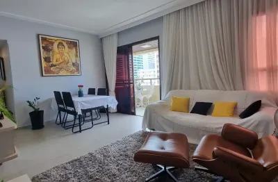Apartamento à venda na pituba - 2/4 - 1 suíte + gabinete- 80 m² - varanda - porcelanato - 1 vaga