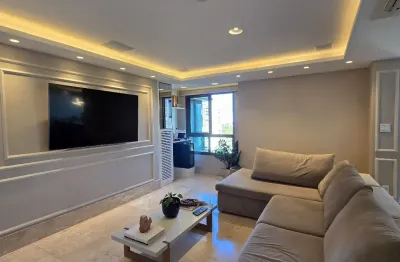 Apartamento à venda no parque tropical | 155m² | vista mar frontal | nascente total | 3 suíte |