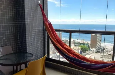 Studio nobarra premium - 1/4 e sala, vista mar, mobiliado, 24 m², andar alto,1 banheiro,1 vaga