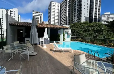 Mansão d’evora - pituba - 3/4 - 2 suítes - armários - 112 m² - 2 vagas - varanda - dependência completa - cozinha ampla