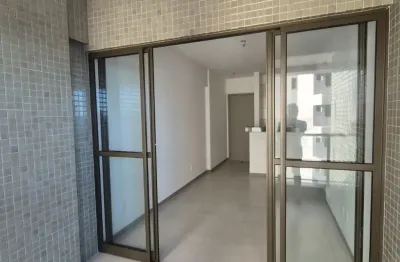 Oportunidade quarto e sala em jaguaribe, vista mar, varanda, 43m², 1 banheiro, 1 garagem,