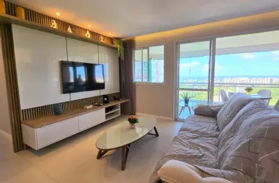 Greenville ludco l 134m² l vista mar l 3 suítes | varanda gourmet | closet | nascente l 2 vagas |