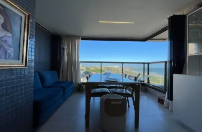 Jaguah residence | vista mar - 76,62 m² - 2/4 - 1 suíte - mobiliado - varanda gourmet - 1 vaga
