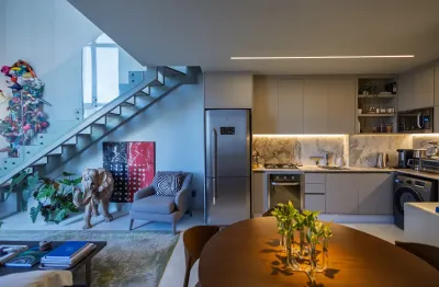 Apartamento finamente decorado - 1 suíte  -  tipo loft no amazon  loteamento aquarius - 73m2