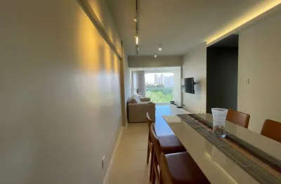 Lindo apartamento à venda em alphaville salvador - 80 m² - 2/4 - 1 suíte com closet - varanda - nascente