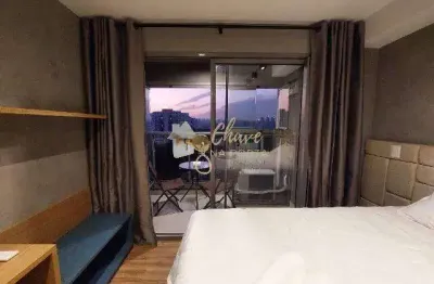 Apartamento com 1 quarto à venda na Avenida Vereador José Diniz, Santo Amaro, São Paulo