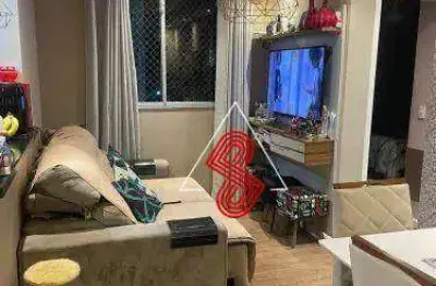 Apartamento com 2 dormitórios à venda, 45 m² por r$ 300.000,00 - palmeiras de são josé - são josé dos campos/sp