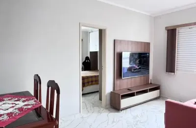 Apartamento mobiliado á 200metros da praia no centro de itanhaém  260mil a/c financiamento