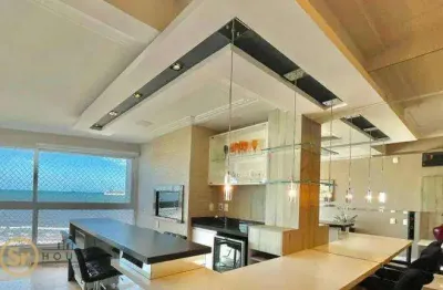 Apartamento com 4 dormitórios à venda, 220 m² por r$ 10.070.000,00 - frente mar - balneário camboriú/sc