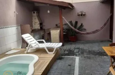 Sobrado com 3 dormitórios, piscina e hidromassagem à venda, 182 m² por r$ 1.450 - fazenda - itajaí/sc
