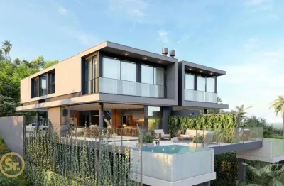 Casa com 4 dormitórios à venda, 376 m² por r$ 6.781.000,00 - canto da praia - itapema/sc