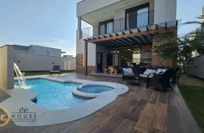 Imcrível casa de alto padrão em condomínio fechado, área de lazer copmpleta