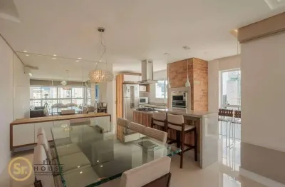 Apartamento com 3 suítes, 177 m² privativos, área de lazer completa em balneário camboriú-sc
