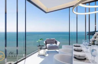 Apartamento 3 suítes com vista mar, 156 m² por r$ 2.800.000 - perequê - porto belo/sc