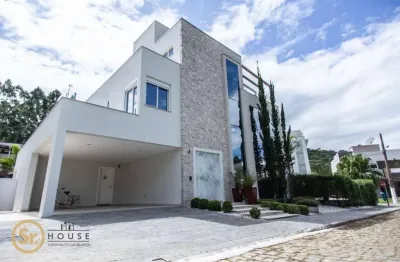 Linda casa de cinema em um condomínio de alto padrão