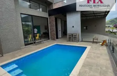 Casa em condomínio para venda em atibaia, rio abaixo, 4 dormitórios, 4 suítes, 5 banheiros, 3 vagas
