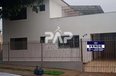 Sobrado à venda em maringá, jardim paris, com 3 quartos, com 185 m²