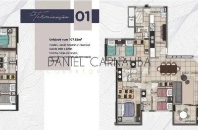 Apartamento com 3 quartos à venda na Avenida Doutor José Sampaio Luz, 630, Ponta Verde, Maceió