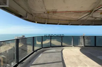 No meireles apartamento com 5 dormitórios à venda, 400 m² por r$ 10.800.000 - meireles - fortaleza/ce