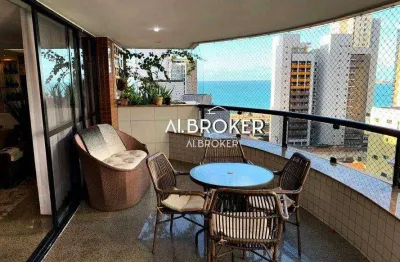 No meireles apartamento com 5 dormitórios à venda, 314 m² por r$ 1.900.000 - meireles - fortaleza/ce