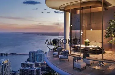 Na beira mar  apartamento com 4 dormitórios à venda, 221 m² por r$ 5.270.000 - meireles - fortaleza/ce