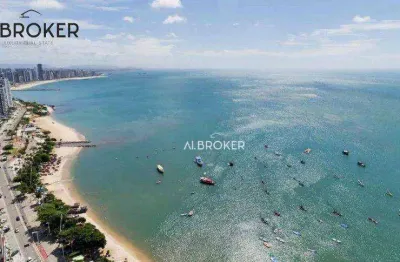 Na beira mar  apartamento com 4 dormitórios à venda, 425 m² por r$ 7.200.000 - mucuripe - fortaleza/ce