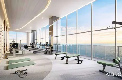 Na beira mar  cobertura com 5 dormitórios à venda, 652 m² por r$ 25.000.000 - meireles - fortaleza/ce