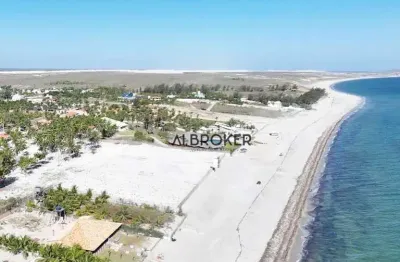 Beira mar do prea terreno à venda, 18400 m² por r$ 107.000.000 - praia do prea - cruz/ce