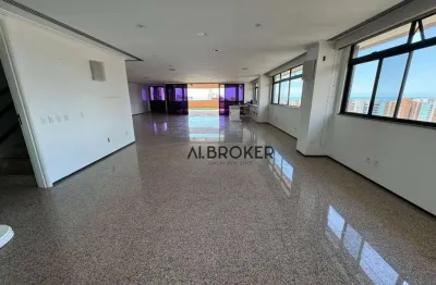 No meireles cobertura com 5 dormitórios à venda, 540 m² por r$ 4.300.000 - meireles - fortaleza/ce
