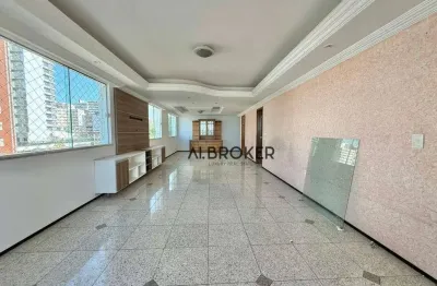 Na beira mar apartamento com 3 dormitórios à venda, 182 m² por r$ 2.350.000 - meireles - fortaleza/ce