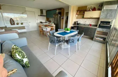 Porteira fechada apartamento com 3 dormitórios à venda, 99 m² por r$ 1.400.000 - praia de cumbuco - caucaia/ce