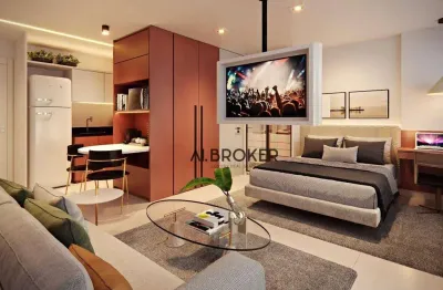 No meireles apartamento com 1 dormitório à venda, 40 m² por r$ 651.600 - aldeota - fortaleza/ce