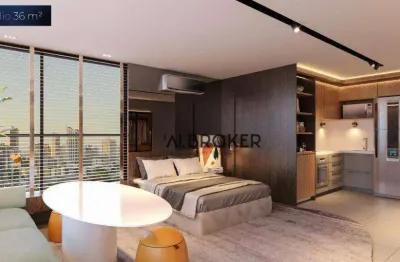 Studio com 1 dormitório à venda, 36 m² por r$ 567.150,00 - meireles - fortaleza/ce