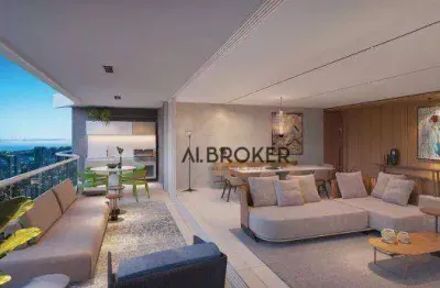 Na aldeota apartamento com 3 dormitórios à venda, 174 m² por r$ 3.186.000 - aldeota - fortaleza/ce